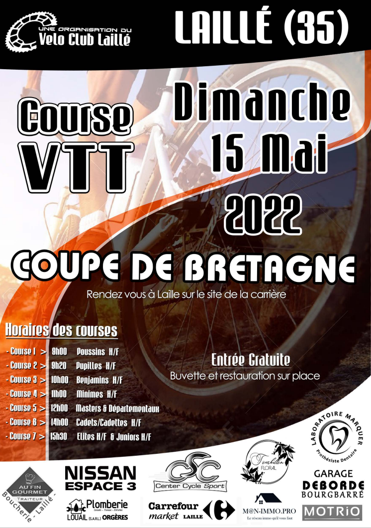 Lire la suite à propos de l’article Coupe de Bretagne VTT 2022